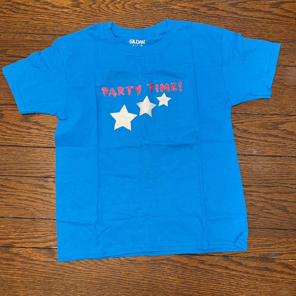 Gildan Kids Bright Blue Star Tee